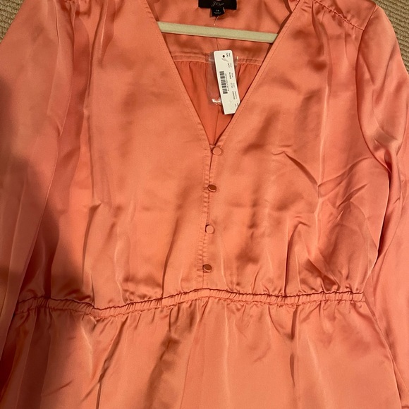 J. Crew Peach Button-Down Blouse - Picture 6 of 13